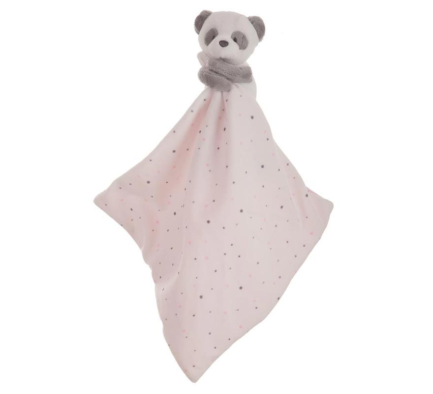 Cobertor Panda Dou-Dou em várias cores para bebê 25X25-B