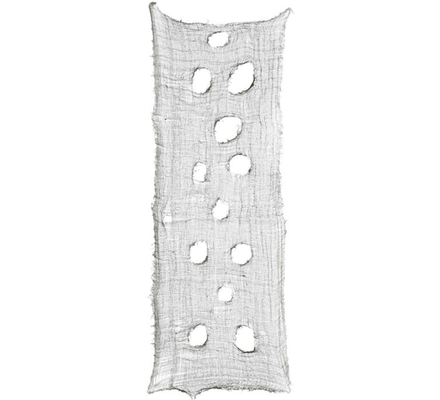 Toalha de mesa decorativa de Halloween cinza 60x300 cm-B