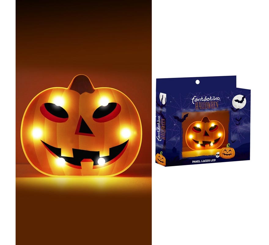 Pumpkin canopy with LED lighting, 20x3x16 cm-B