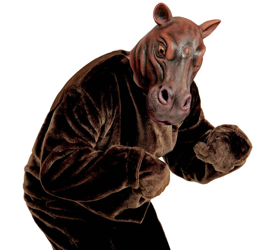 Máscara Cabeza de Hipopótamo-B