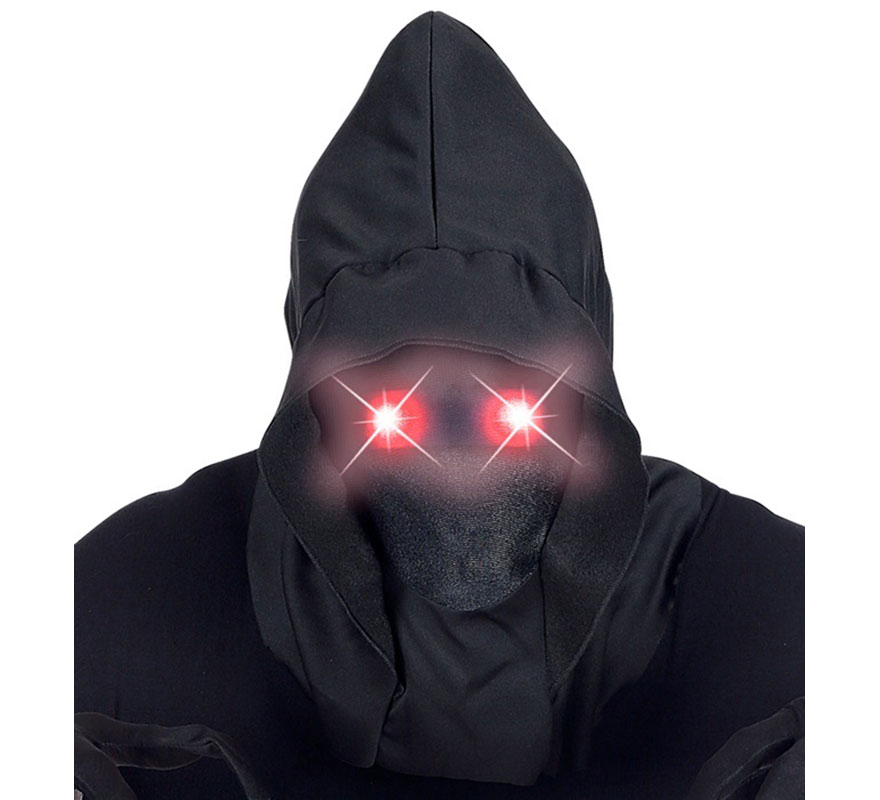 Invisible Face Mask with Hood and Luminous Eyes in Various Colors-B