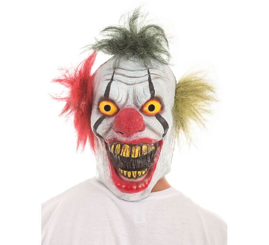 Masque avec 2 visages de clown-B
