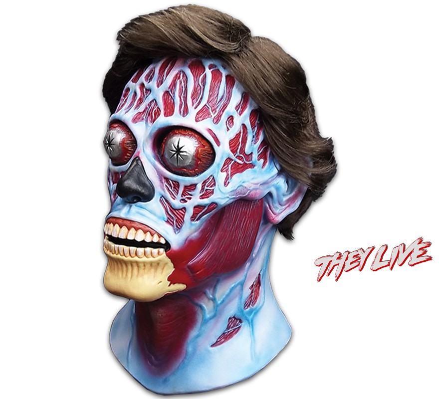 Máscara Alienígena de Eles Estão Vivos por John Carpenter-B