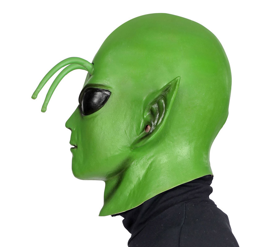 Máscara de Alien de Dibujos Animados con Antenas-B