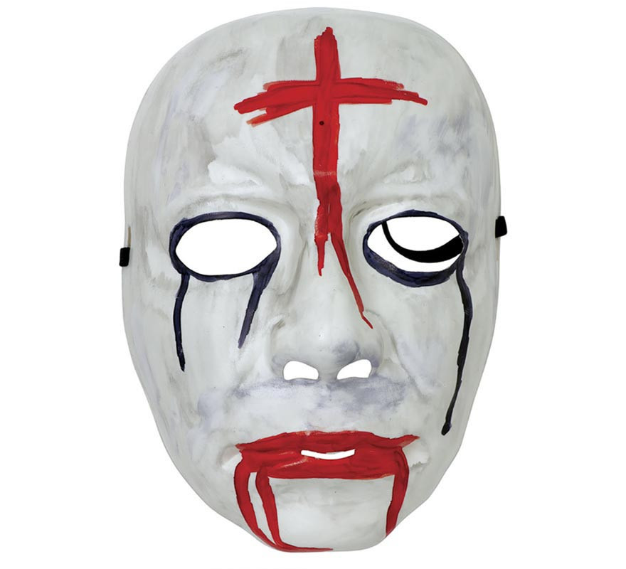 Máscara de Asesino Cruz sangrienta de pvc-B