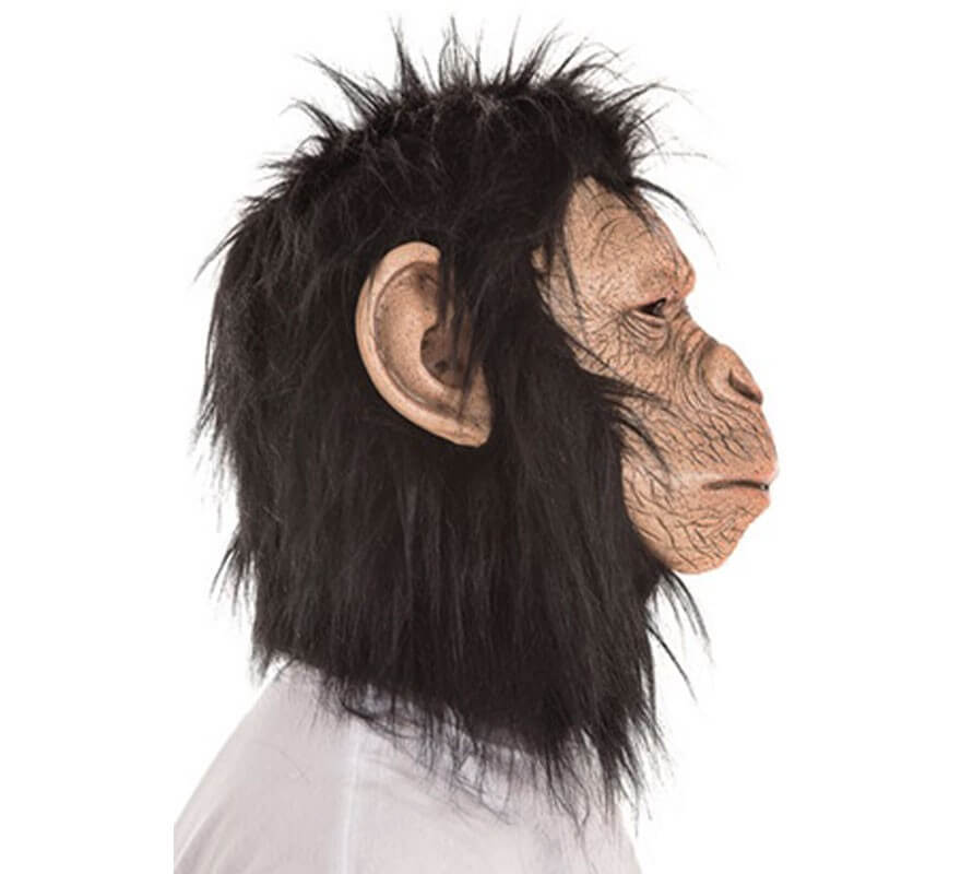 Máscara de gorila com cabelo-B