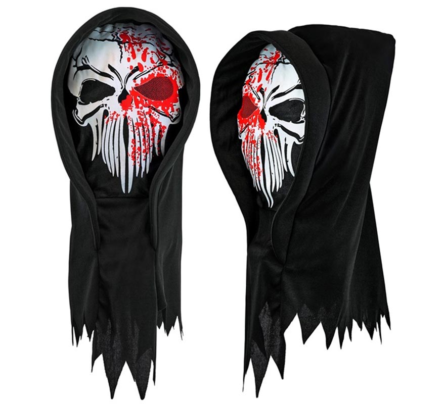 Máscara de Muerte Sangrienta con Capucha-B