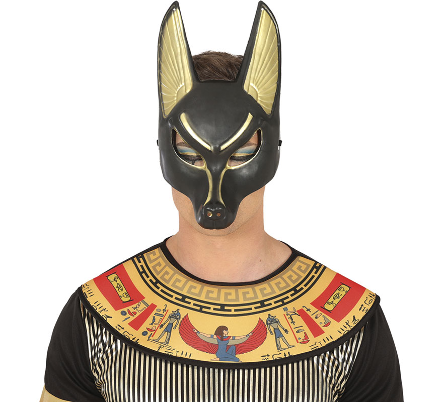 Máscara Egipcia de Anubis de PVC adulto-B