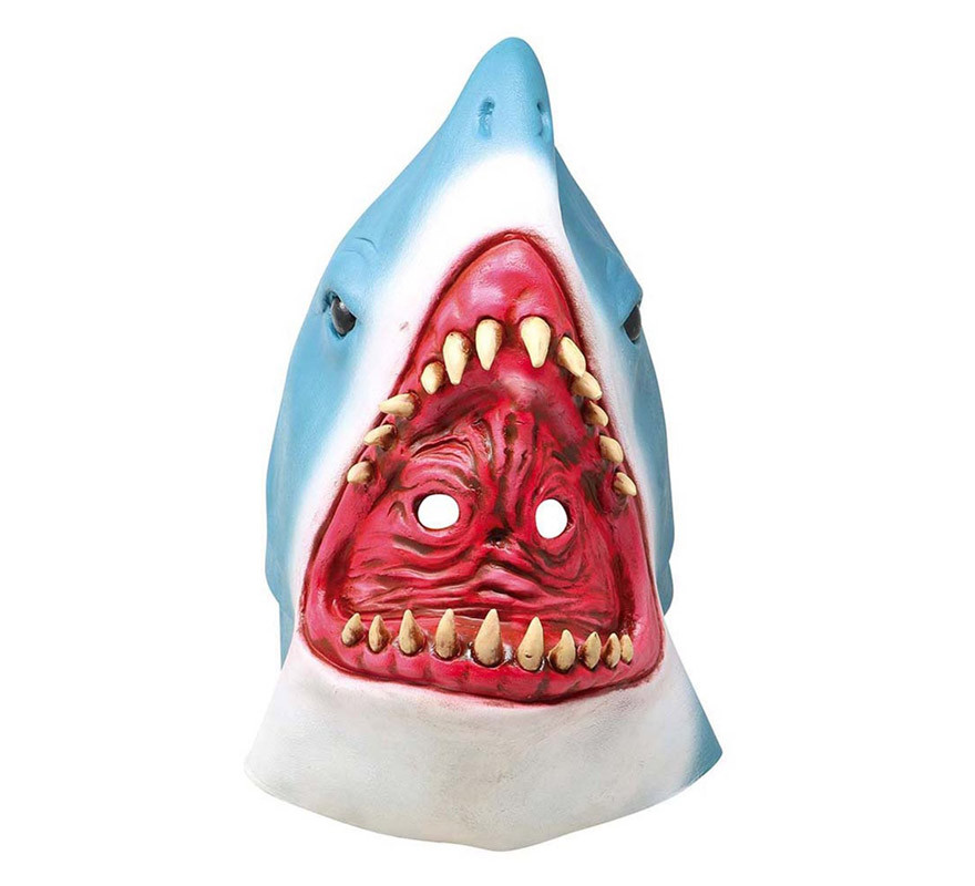 Máscara Tiburón Deformada de Látex-B