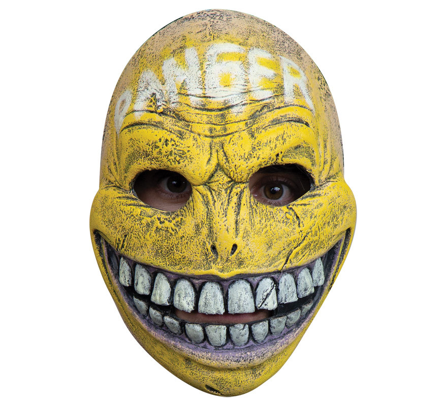 Maschera urbana di Danger Smiley con effetto neon-B