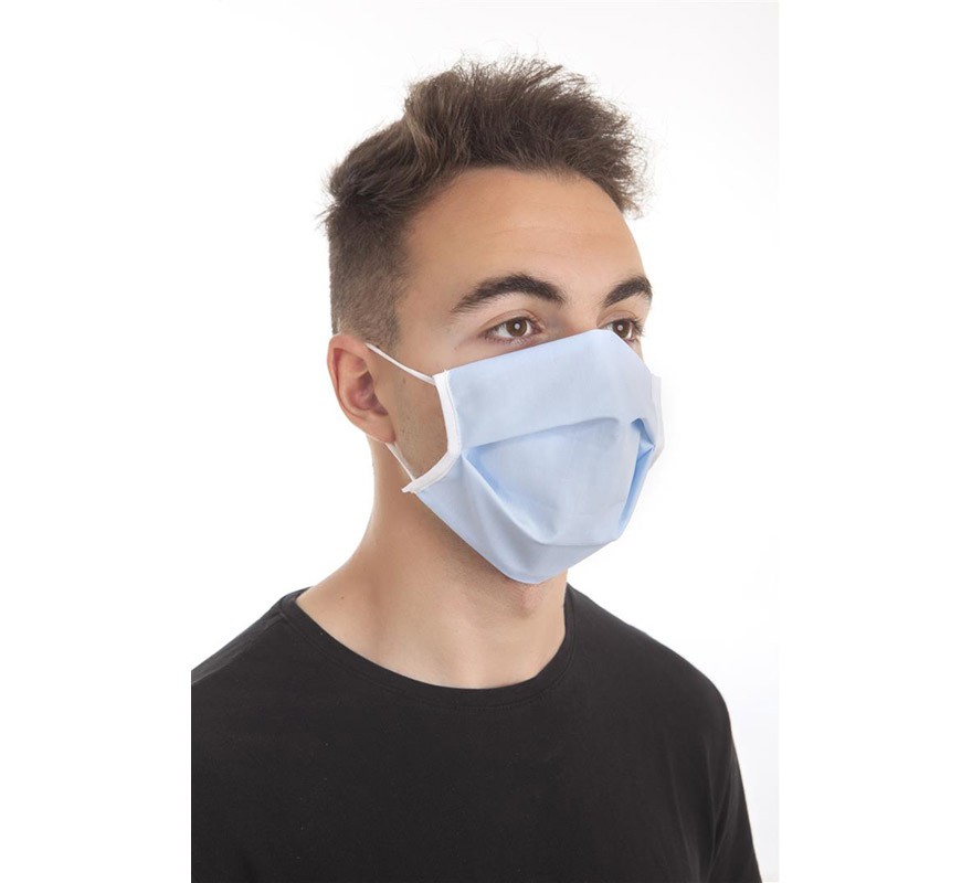 Máscara higiênica protetora azul 3 filtros-B