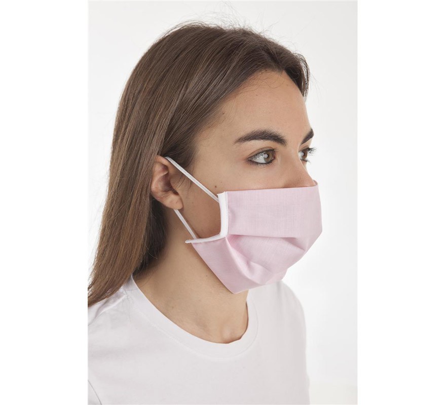 Maschera igienica protettiva rosa 3 filtri-B