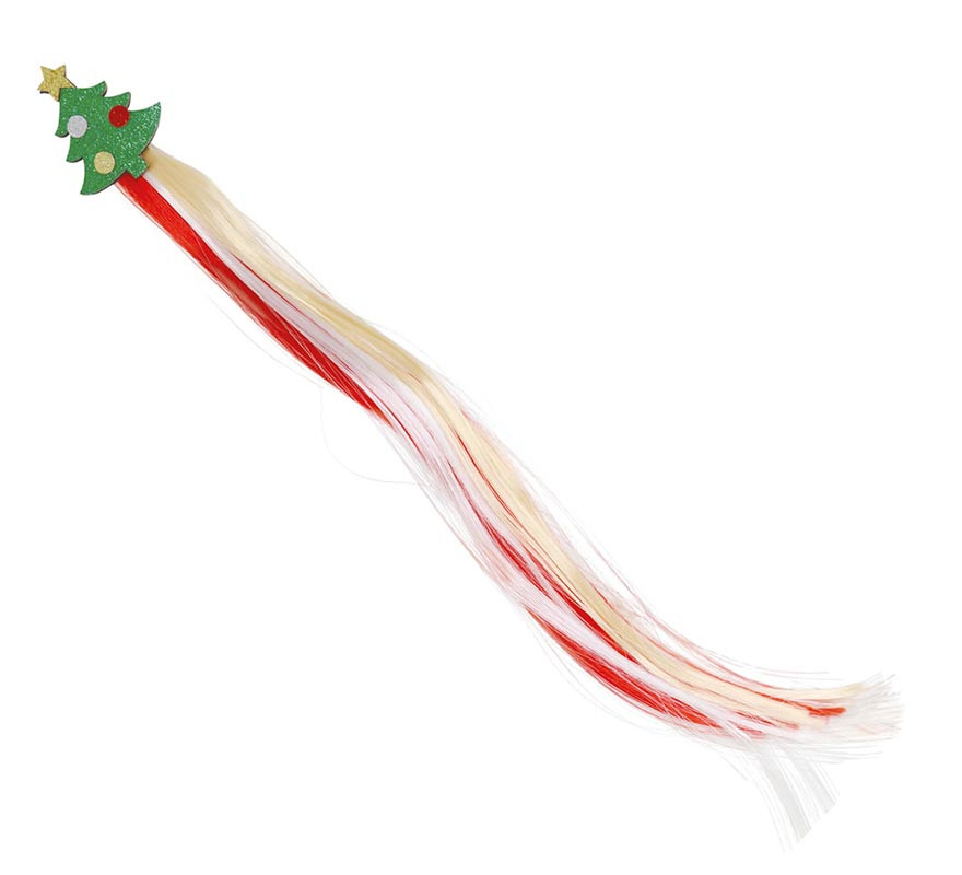 Tufo de árvore de Natal para cabelo infantil 30 cm-B