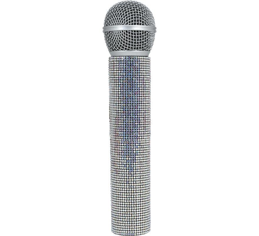 Micrófono con Brillantes de 21 cm-B