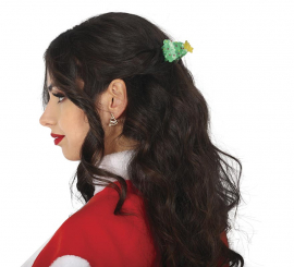 3 Christmas Hair Clips 3.5 cm