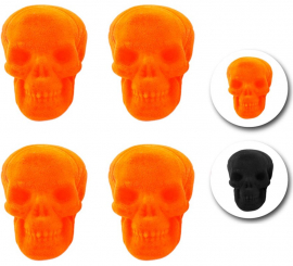 4 Skulls in assorted colors 4 Skulls in assorted colors