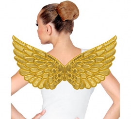 Alas de Tejido oro de 57x26 cm