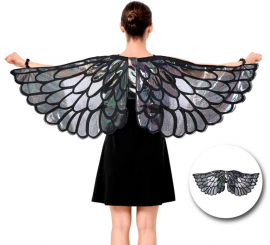 Black Metallic Wings Black Metallic Wings