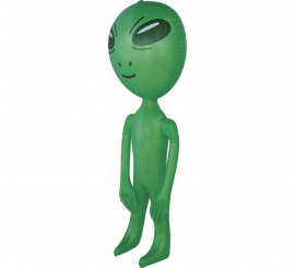 Alienígena inflável verde de 90 cm Alienígena inflável verde de 90 cm