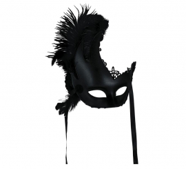 Black Feather Mask Black Feather Mask