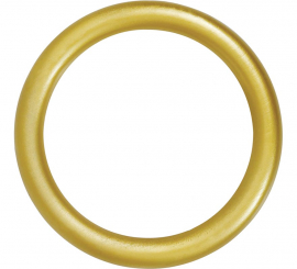 Aro dorado de Erizo azul de 17,5 cm