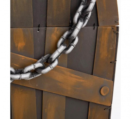 Coffin with Light, Sound and Movement 52x27x160 cm