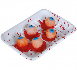 Tray with 5 Eyes, 18x13 cm.