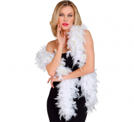 Feather Boa with golden foam measuring 1.80m and 80g in various colours Feather Boa with golden foam measuring 1.80m and 80g in various colours