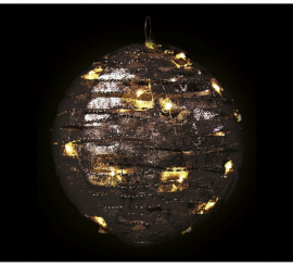 Boule de 20 Led de Tissu avec Lumière de 20 cm Boule de 20 Led de Tissu avec Lumière de 20 cm