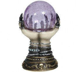 Ceramic Fortune Teller Hand Ball with Light 23 cm