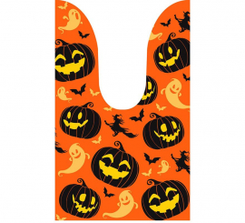 Schwarze Kürbisse-Süßigkeitstüte, 22 x 13,5 cm