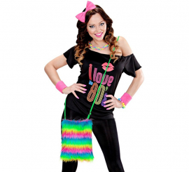 Saco de pelúcia arco-íris Saco de pelúcia arco-íris