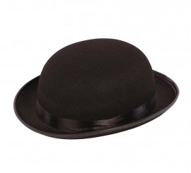 Classic black children's bowler hat 26x22x9 cm Classic black children's bowler hat 26x22x9 cm