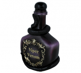 Frasco de veneno de resina 20x12 cm