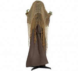 Hunchbacked Witch with Light, Sound and Movement 145 cm