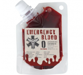Caixa com 24 bolsas de sangue Caixa com 24 bolsas de sangue