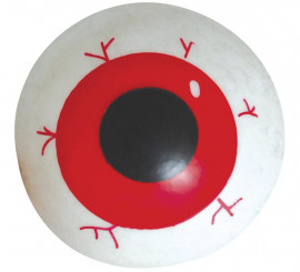 Box of 24 Rubber Eyes 6 cm