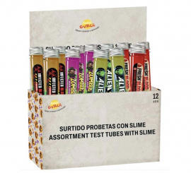 Box of 24 Assorted Test Tubes with Slime
