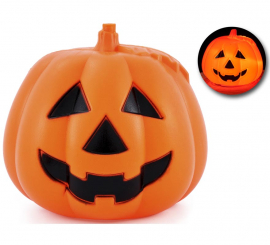 Abóbora com Luz e Som 23x20 cm Abóbora com Luz e Som 23x20 cm