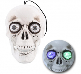 Caveira Pendurada com Luz 150 cm Caveira Pendurada com Luz 150 cm