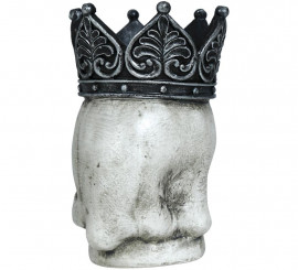 Skull with Crown 14x11 cm Skull with Crown 14x11 cm