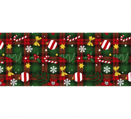 Square Printed Table Runner 28x300 cm