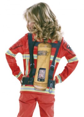 Camiseta Bombero ou Bombera para crianças