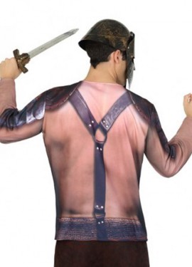 Camiseta disfraz de Gladiador para hombre