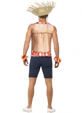 Camiseta Disfraz de Hawaiano para hombre