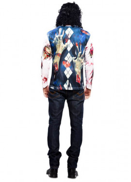 Zombie Kostüm T-Shirt für Herren zu Halloween