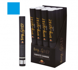 'Konfetti-Kanone aus Papier ''It's a Boy or Girl'' in Blau 40 cm'