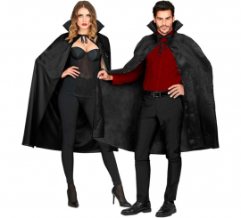 Capa elegante preta de 120 cm para adultos Capa elegante preta de 120 cm para adultos