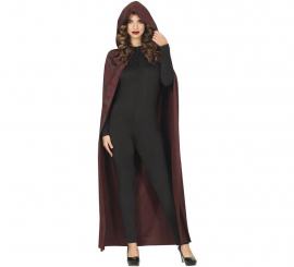 Capa marrom com capuz 120 cm Capa marrom com capuz 120 cm