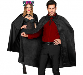 Capa preta de 110 cm para adultos Capa preta de 110 cm para adultos